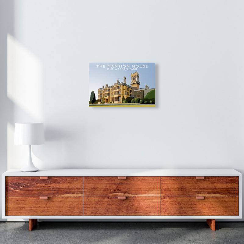 The Mansion House Old Warden Park Travel Art Print by Richard O'Neill A3 Canvas