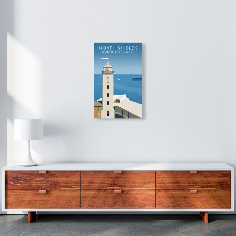 North Shields Portrait by Richard O'Neill A3 Canvas