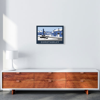 Osmotherley Travel Art Print by Richard O'Neill, Framed Wall Art A3 Canvas
