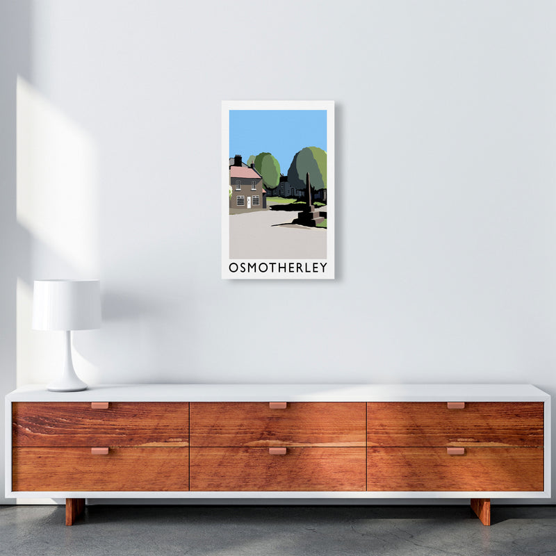 Osmotherley Travel Art Print by Richard O'Neill, Framed Wall Art A3 Canvas