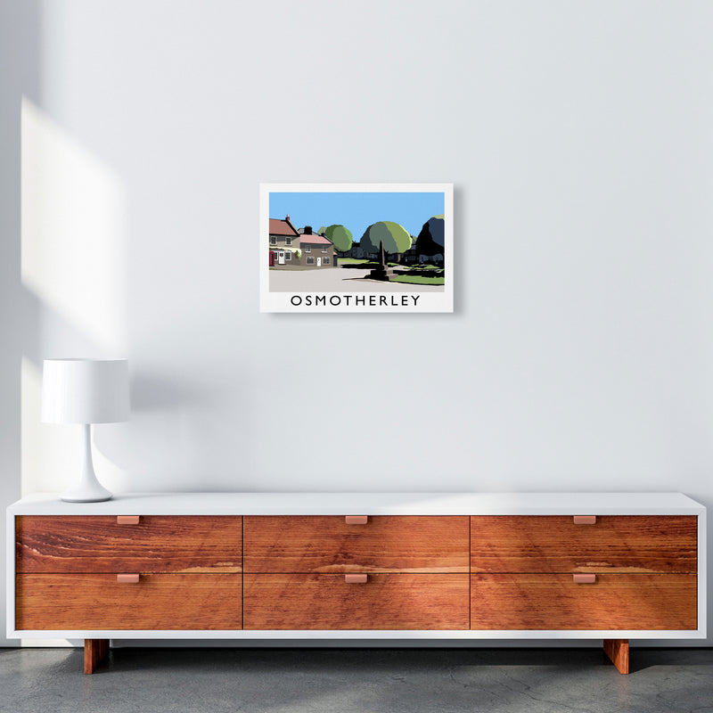 Osmotherley Travel Art Print by Richard O'Neill, Framed Wall Art A3 Canvas