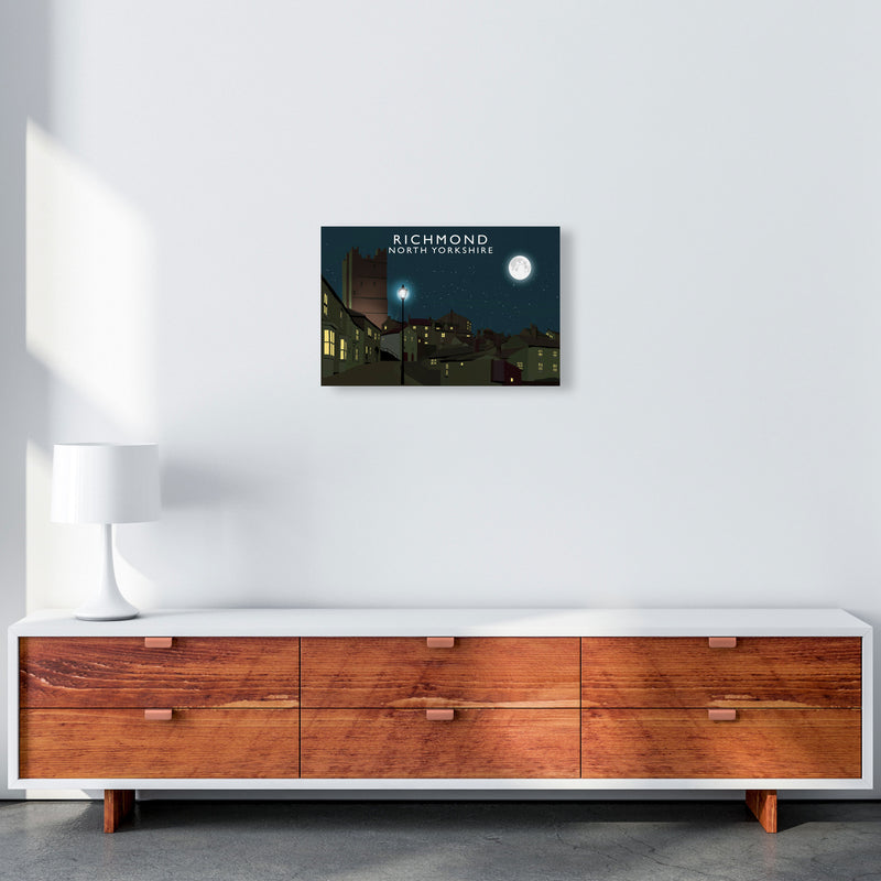 Richmond North Yorkshire Travel Art Print by Richard O'Neill A3 Canvas
