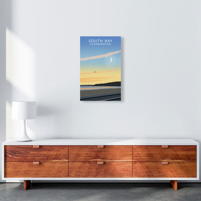 South Bay Scarborough Art Print by Richard O'Neill, Framed Wall Art A3 Canvas