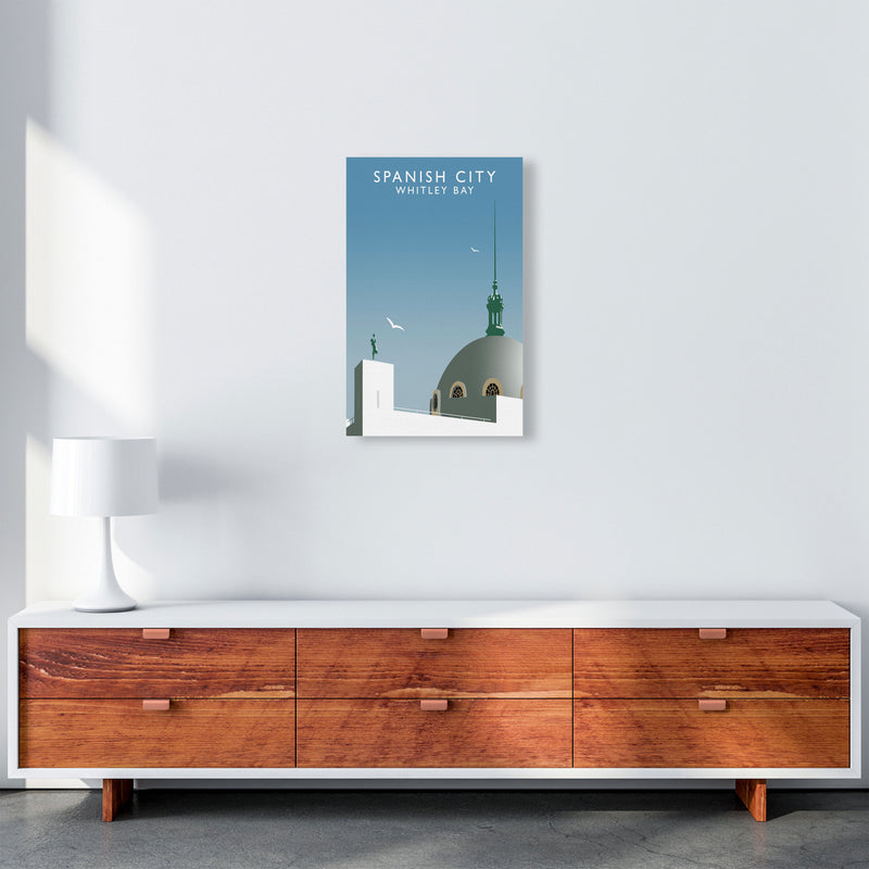 Spanish City Portrait by Richard O'Neill A3 Canvas
