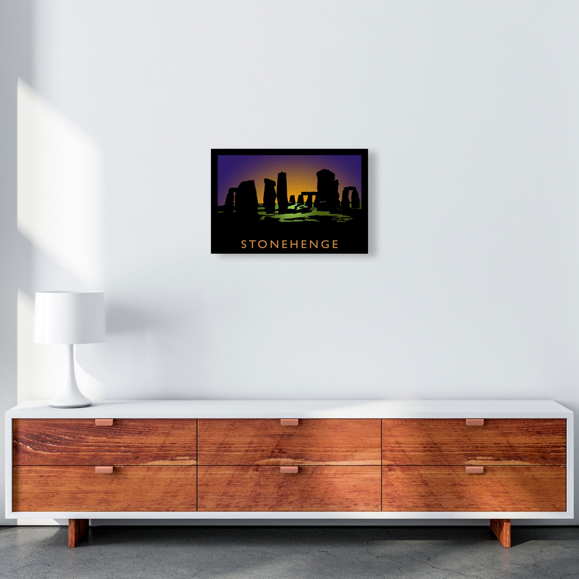 Stonehenge Art Print by Richard O'Neill A3 Canvas