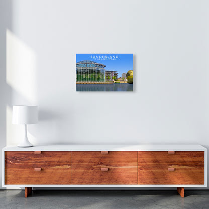 Sunderland Tyne and Wear Travel Art Print by Richard O'Neill A3 Canvas