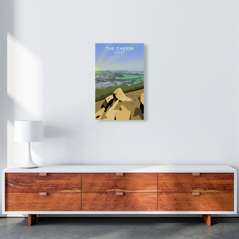 The Chevin Otley Art Print by Richard O'Neill, Framed Wall Art A3 Canvas
