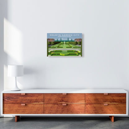 Welwyn Garden City Hertfordshire Travel Art Print by Richard O'Neill A3 Canvas