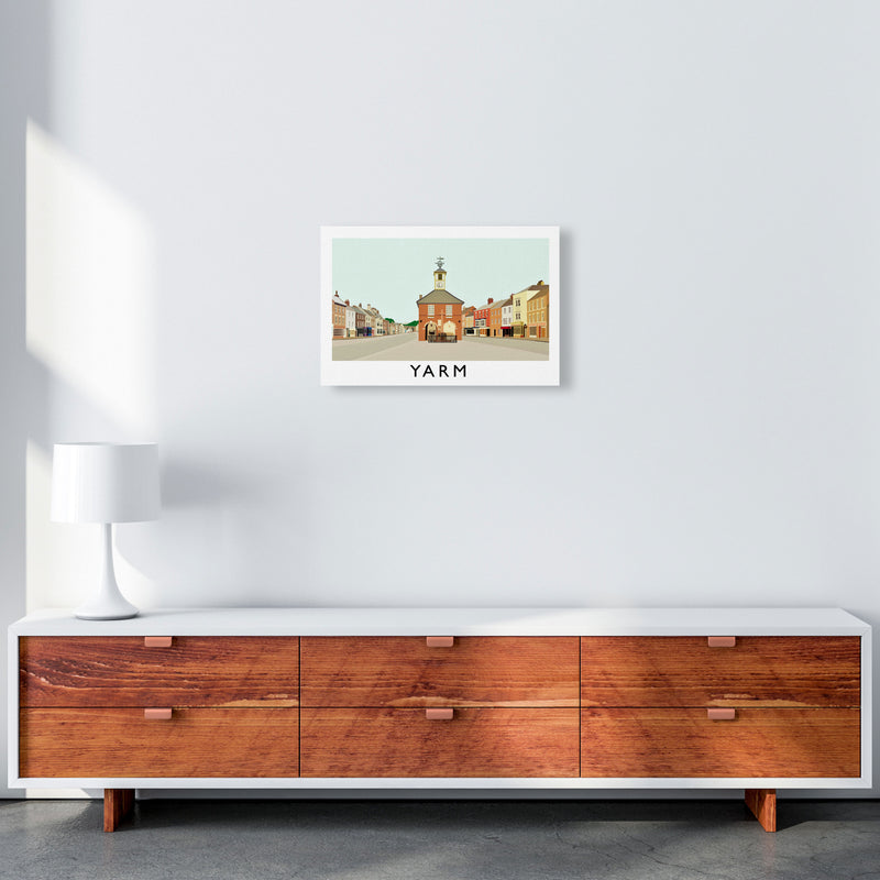 Yarm Art Print by Richard O'Neill, Framed Wall Art A3 Canvas