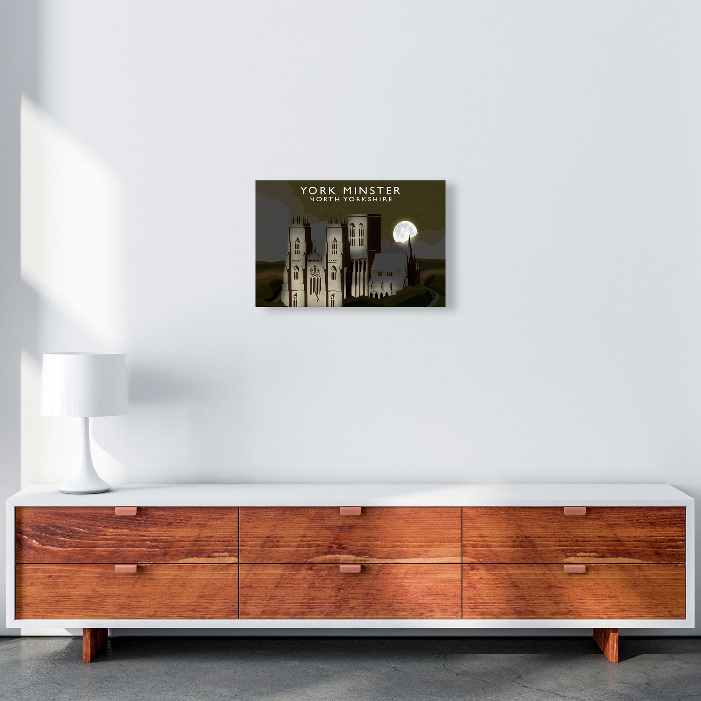 York Minster Framed Digital Art Print by Richard O'Neill A3 Canvas