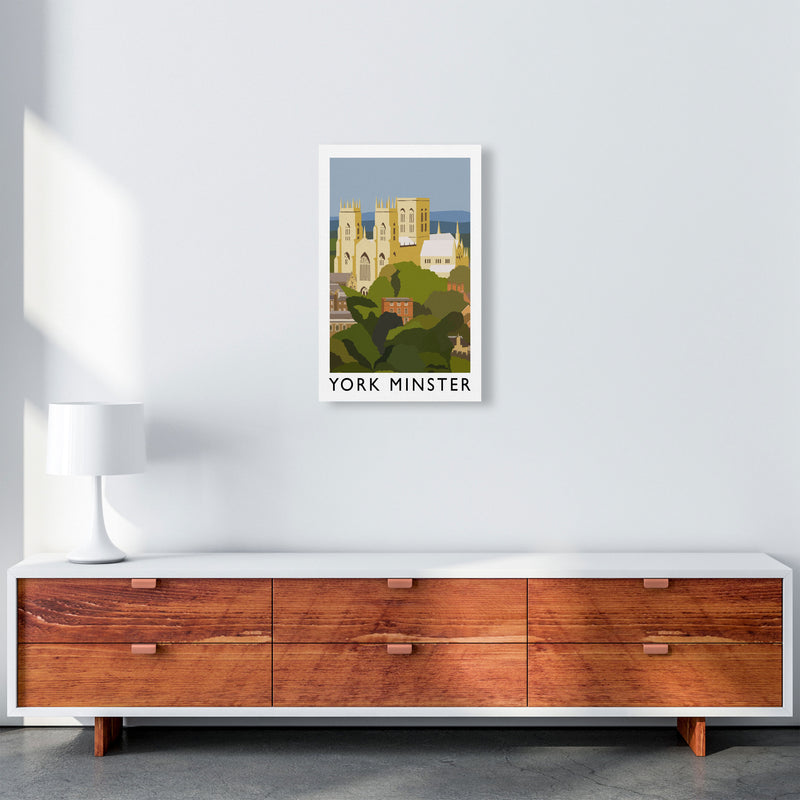 York Minster Framed Digital Art Print by Richard O'Neill A3 Canvas