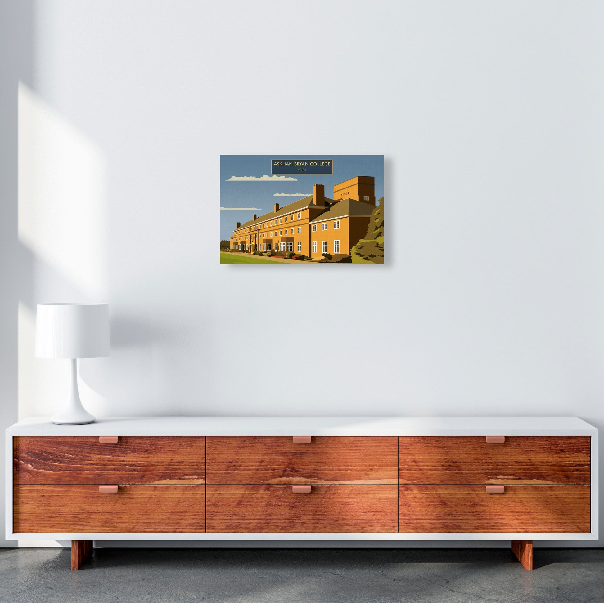 Askham Bryan College by Richard O'Neill A3 Canvas