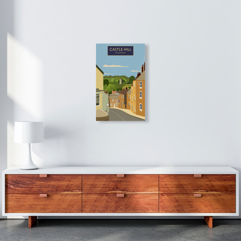 Castle Hill Richmond Portrait by Richard O'Neill A3 Canvas