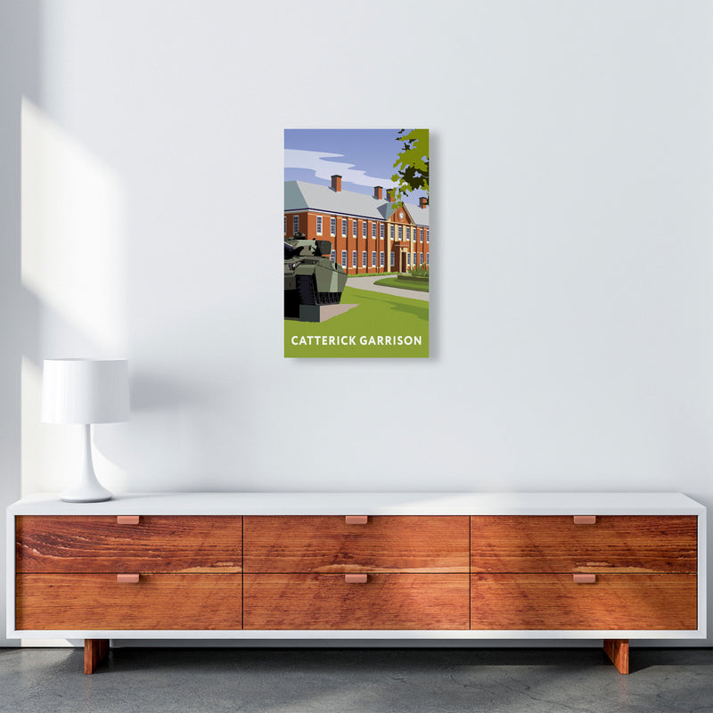 Catterick Garrison Portrait by Richard O'Neill A3 Canvas