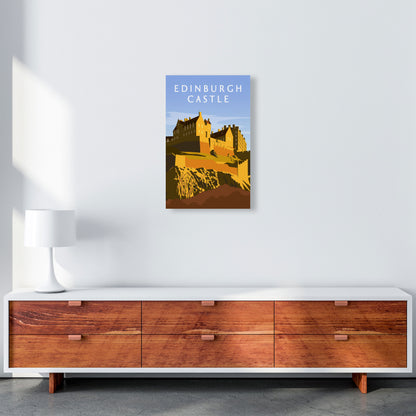 Edinburgh Castle Portrait by Richard O'Neill A3 Canvas