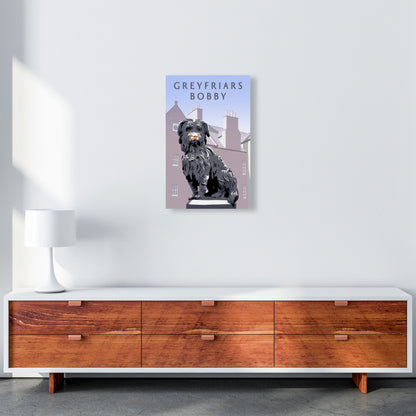 Greyfriars Bobby Portrait by Richard O'Neill A3 Canvas