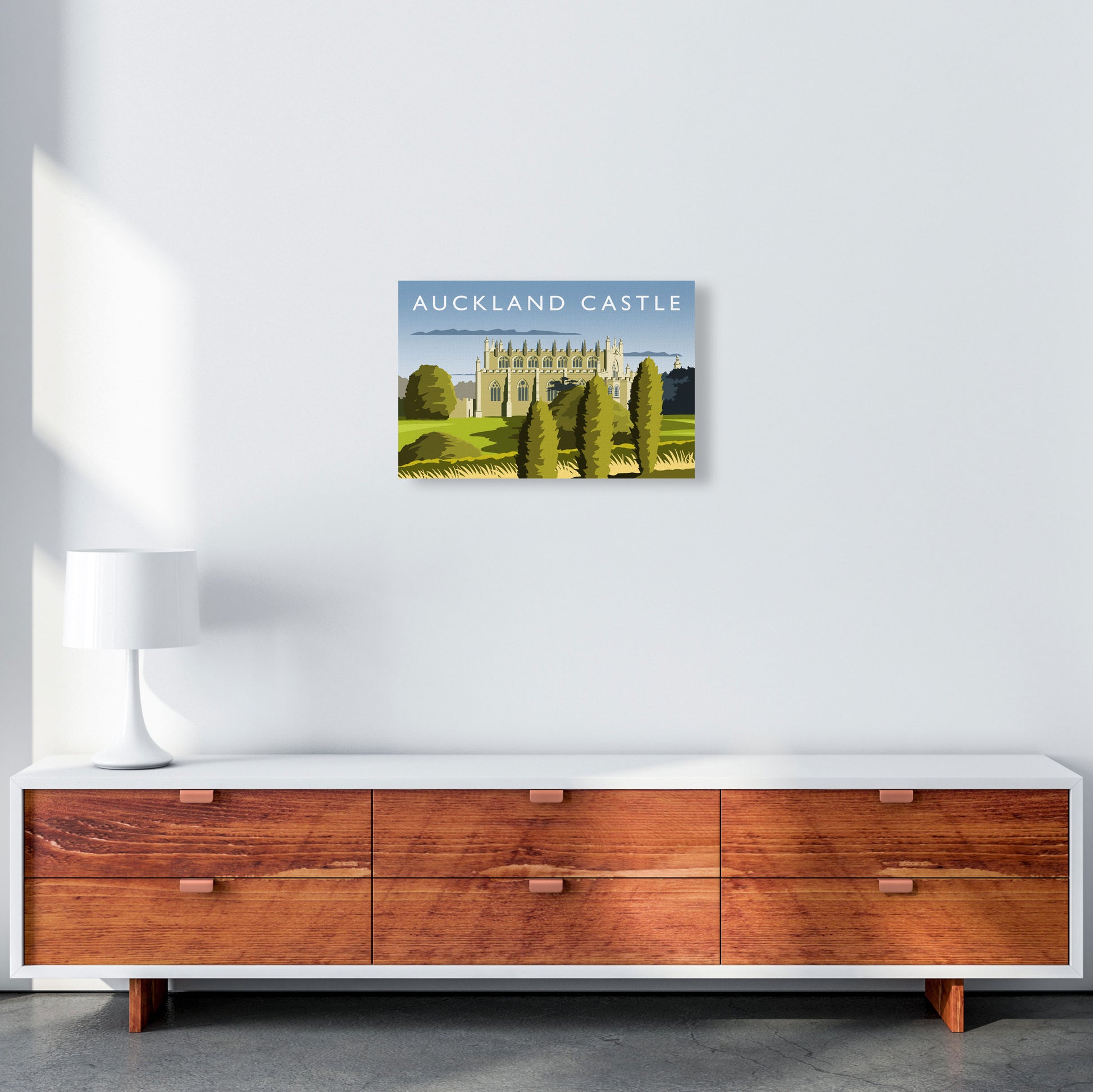 Auckland Castle by Richard O'Neill A3 Canvas
