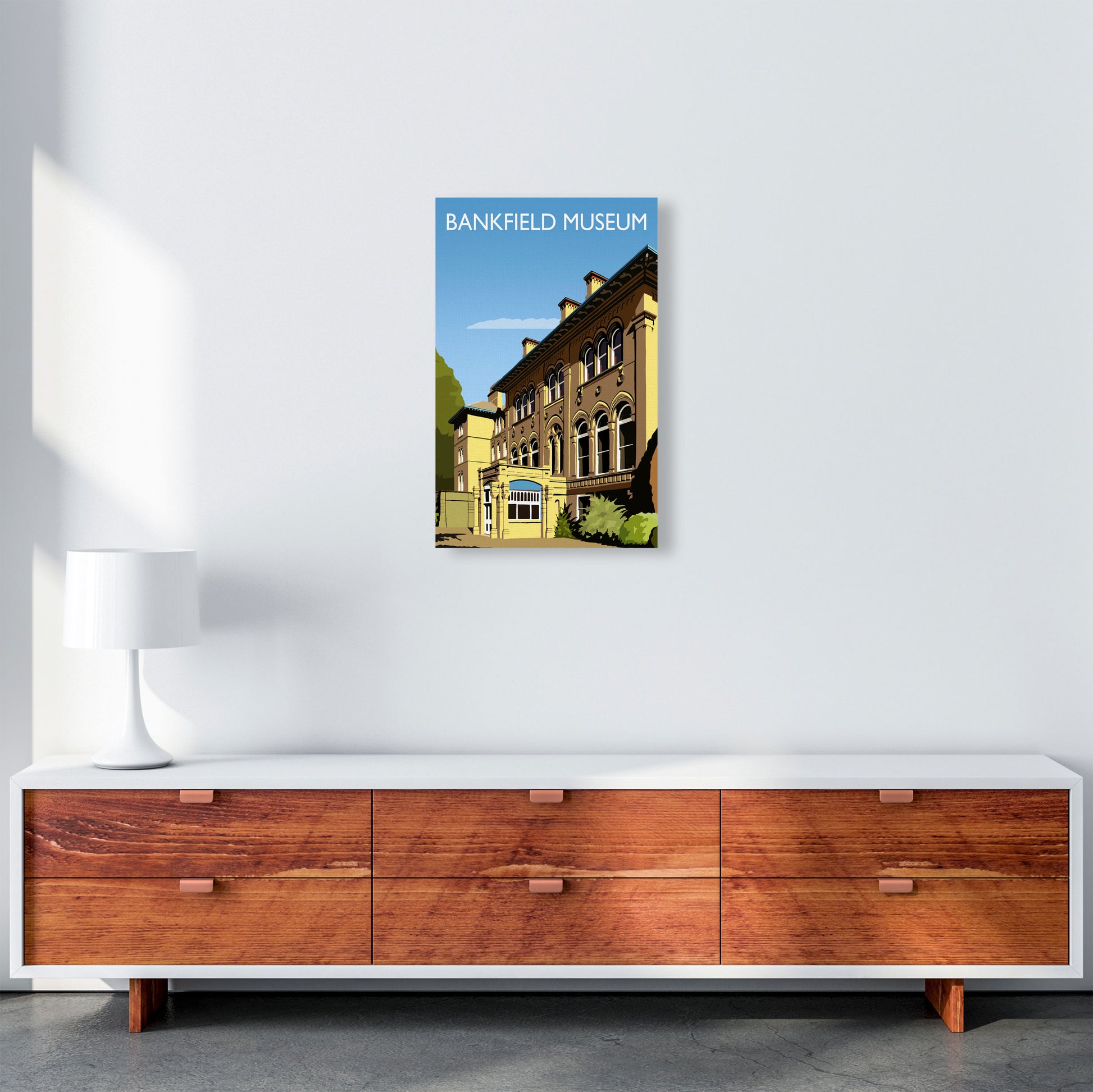 Bankfield Museum portrait by Richard O'Neill A3 Canvas