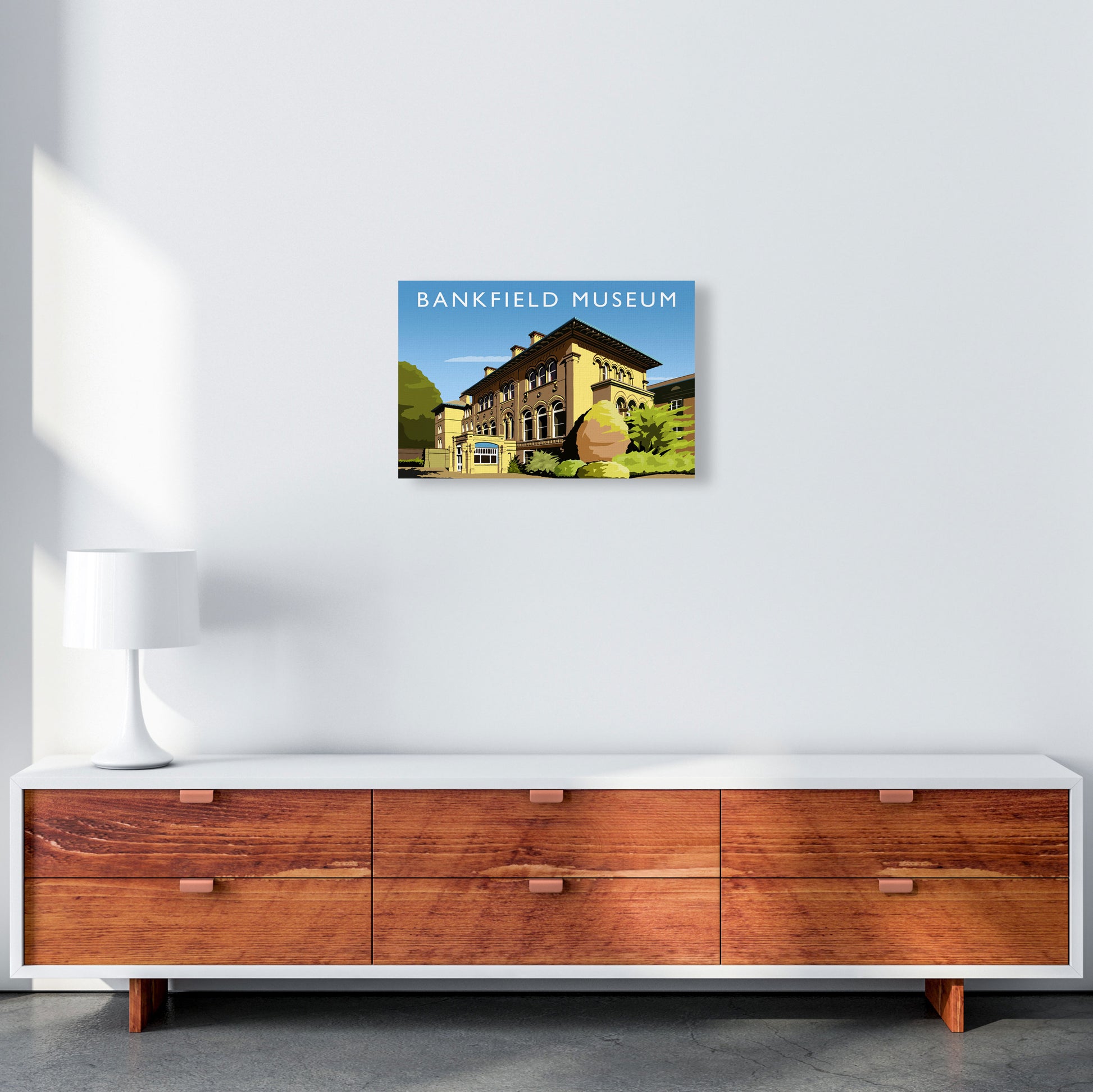 Bankfield Museum by Richard O'Neill A3 Canvas