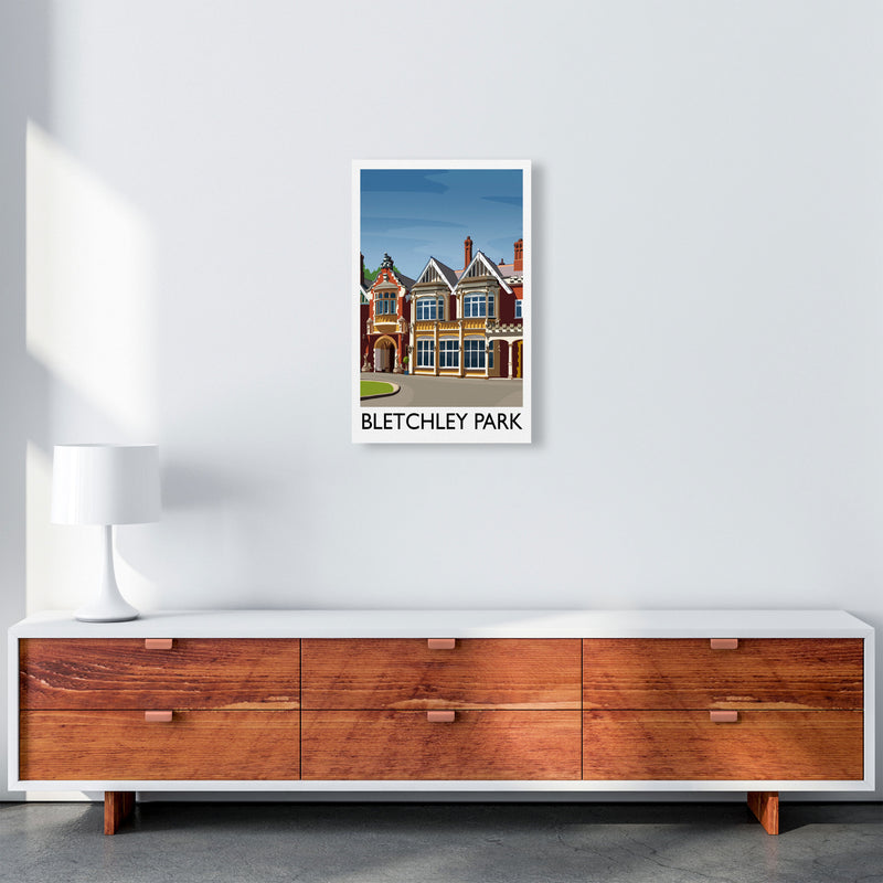 Bletchey Park portrait by Richard O'Neill A3 Canvas