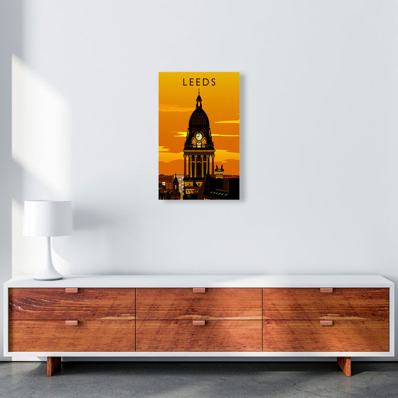 Leeds 2 portrait by Richard O'Neill A3 Canvas