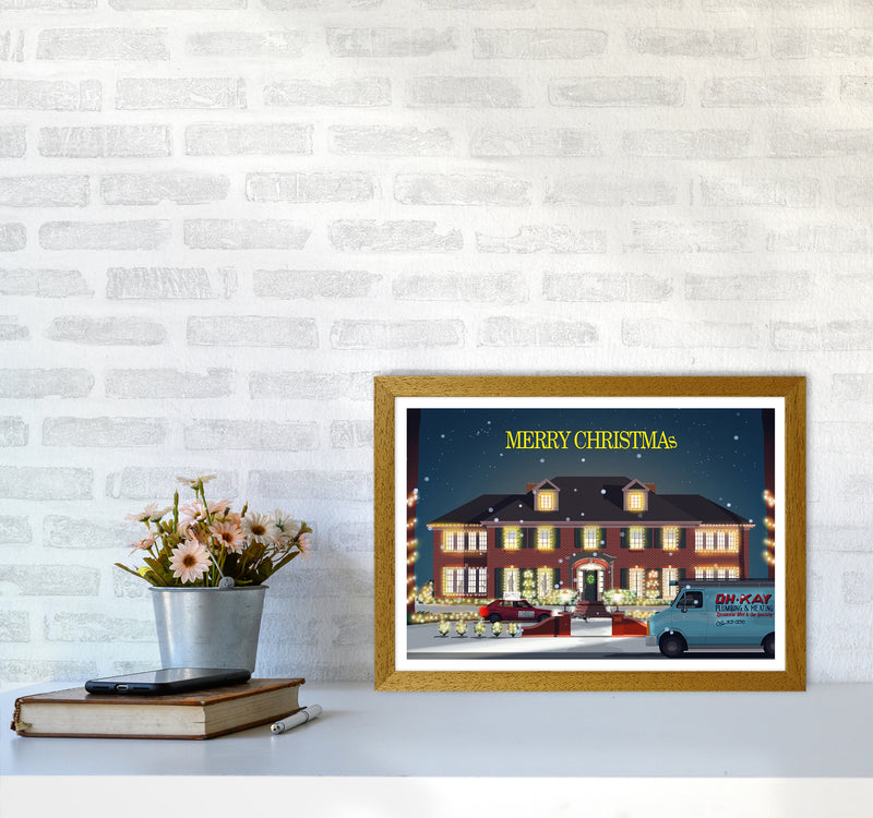 Home Alone Art Print by Richard O'Neill A3 Print Only