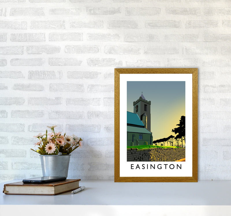 Easington Portrait Art Print by Richard O'Neill A3 Print Only