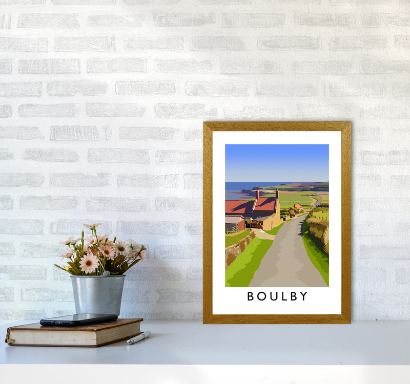 Boulby 2 Portrait Art Print by Richard O'Neill A3 Print Only