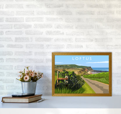 Loftus Travel Art Print by Richard O'Neill A3 Print Only