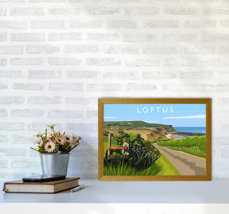 Loftus Travel Art Print by Richard O'Neill A3 Print Only
