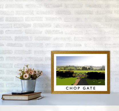 Chop Gate Travel Art Print by Richard O'Neill A3 Print Only