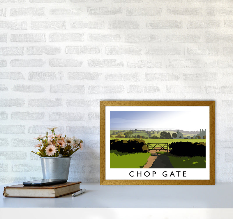 Chop Gate Travel Art Print by Richard O'Neill A3 Print Only