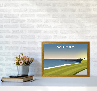 Whitby 5 Travel Art Print by Richard O'Neill A3 Print Only