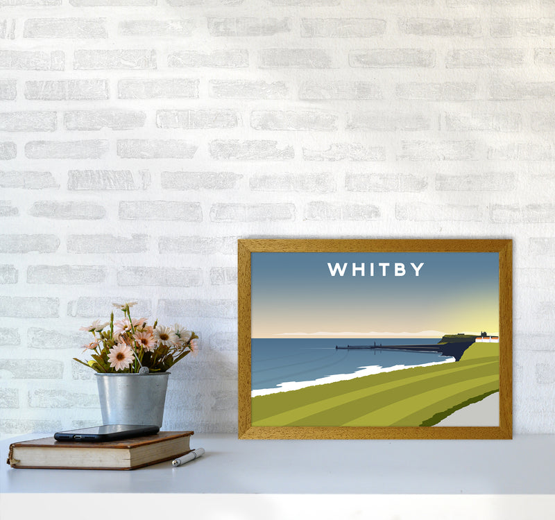 Whitby 5 Travel Art Print by Richard O'Neill A3 Print Only