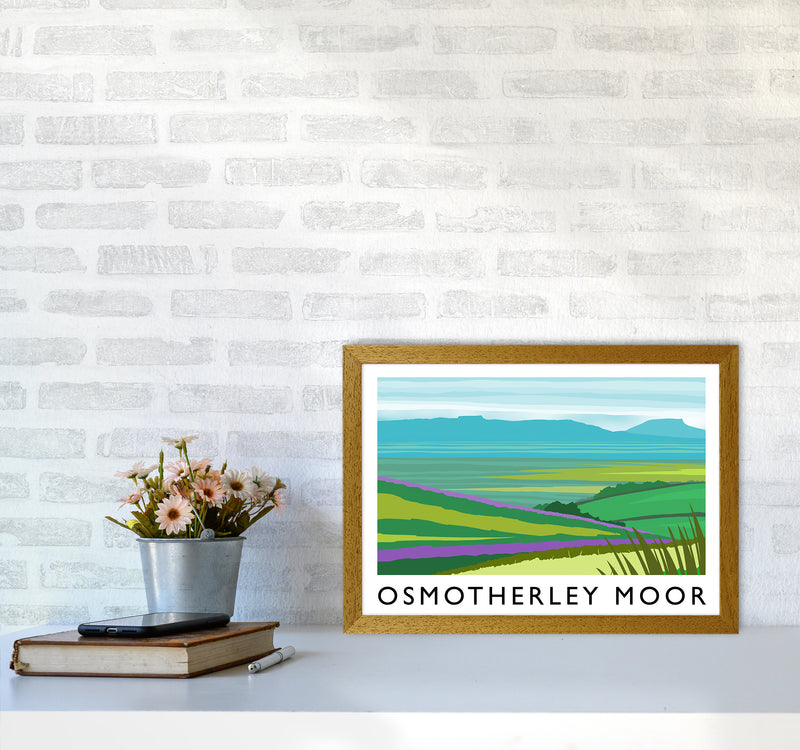 Osmotherley Moor Travel Art Print by Richard O'Neill A3 Print Only