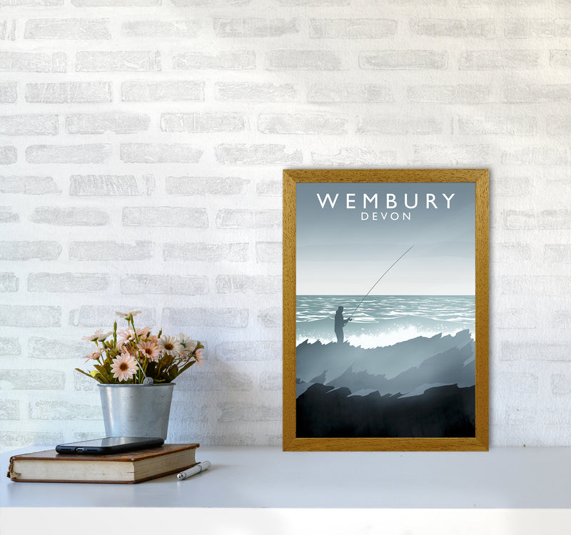 Wembury portrait Travel Art Print by Richard O'Neill A3 Print Only