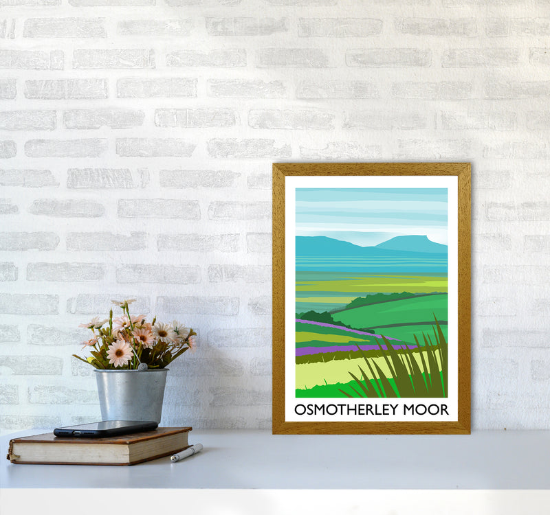 Osmotherley Moor portrait Travel Art Print by Richard O'Neill A3 Print Only
