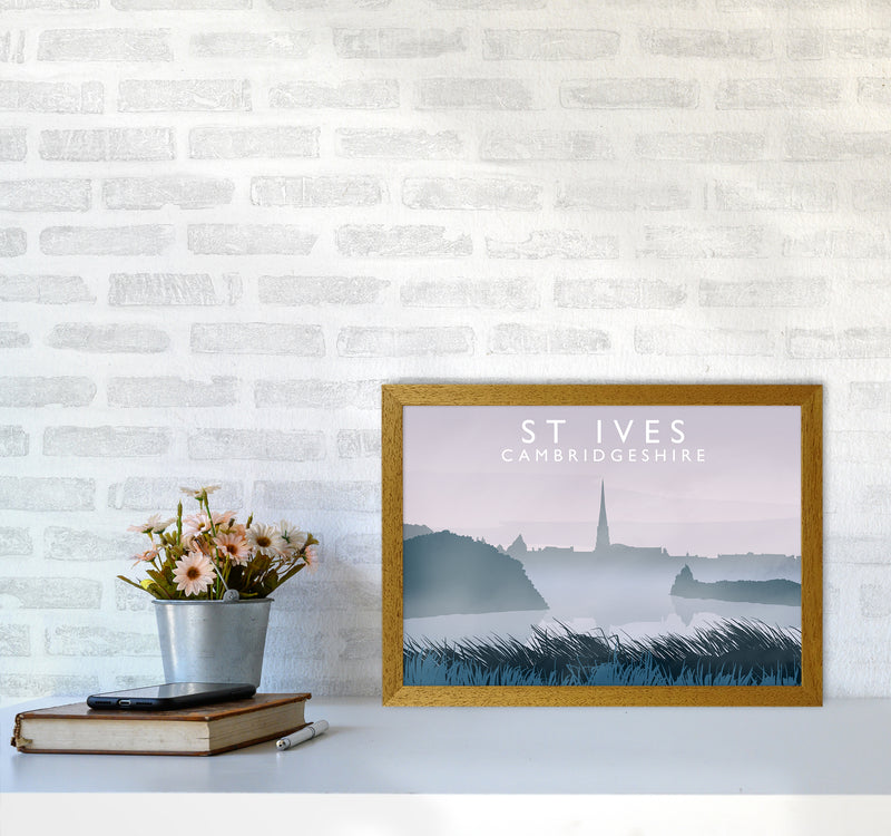 St Ives Travel Art Print by Richard O'Neill A3 Print Only