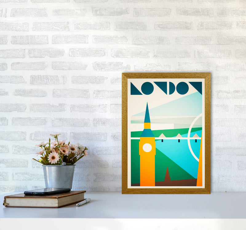 London 5 Travel Art Print by Richard O'Neill A3 Print Only