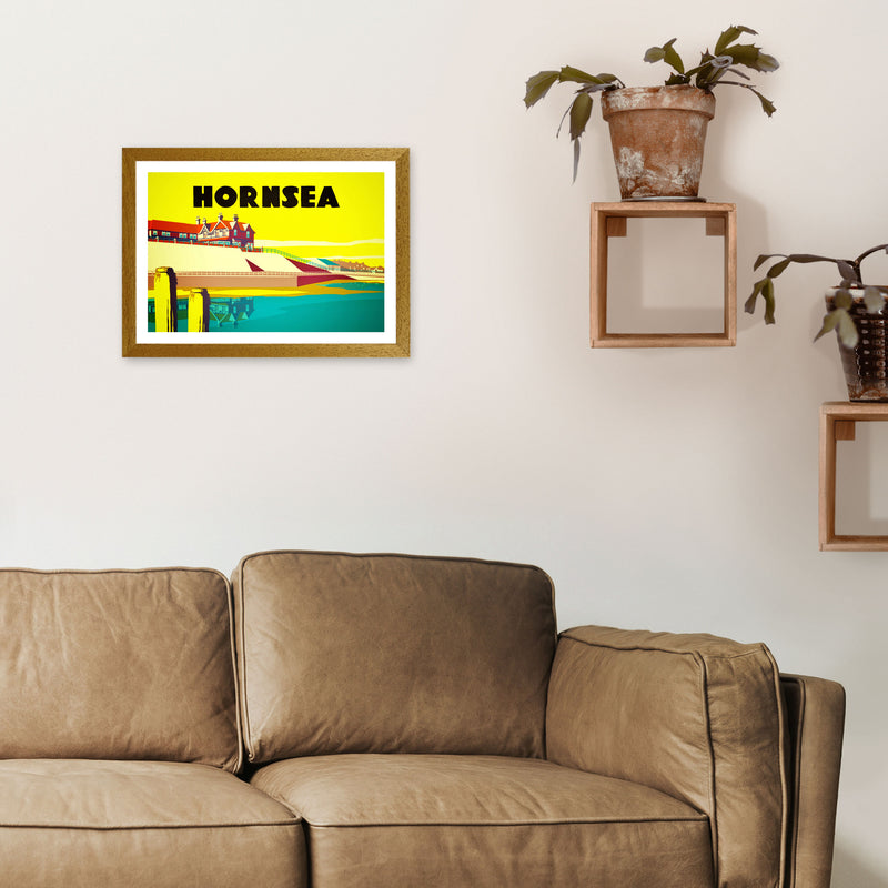 Hornsea 2 Travel Art Print by Richard O'Neill A3 Print Only