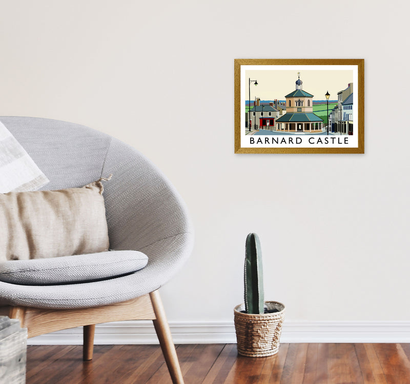 Barnard Castle Framed Digital Art Print by Richard O'Neill A3 Print Only