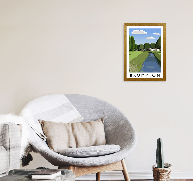 Brompton Framed Digital Art Print by Richard O'Neill A3 Print Only