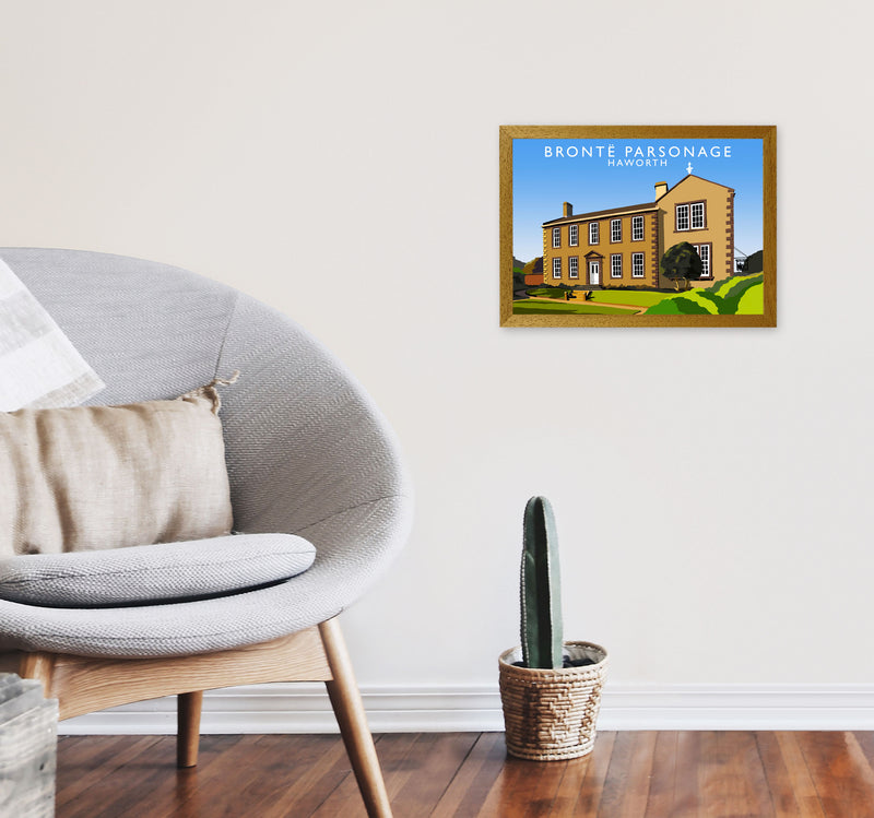 Bronte Parsonage Heworth Framed Digital Art Print by Richard O'Neill A3 Print Only