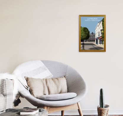 Leyburn North Yorkshire Framed Digital Art Print by Richard O'Neill A3 Print Only