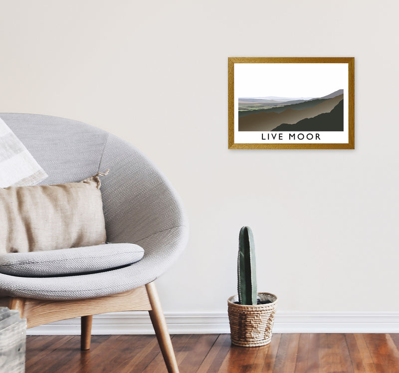 Live Moor Framed Digital Art Print by Richard O'Neill A3 Print Only