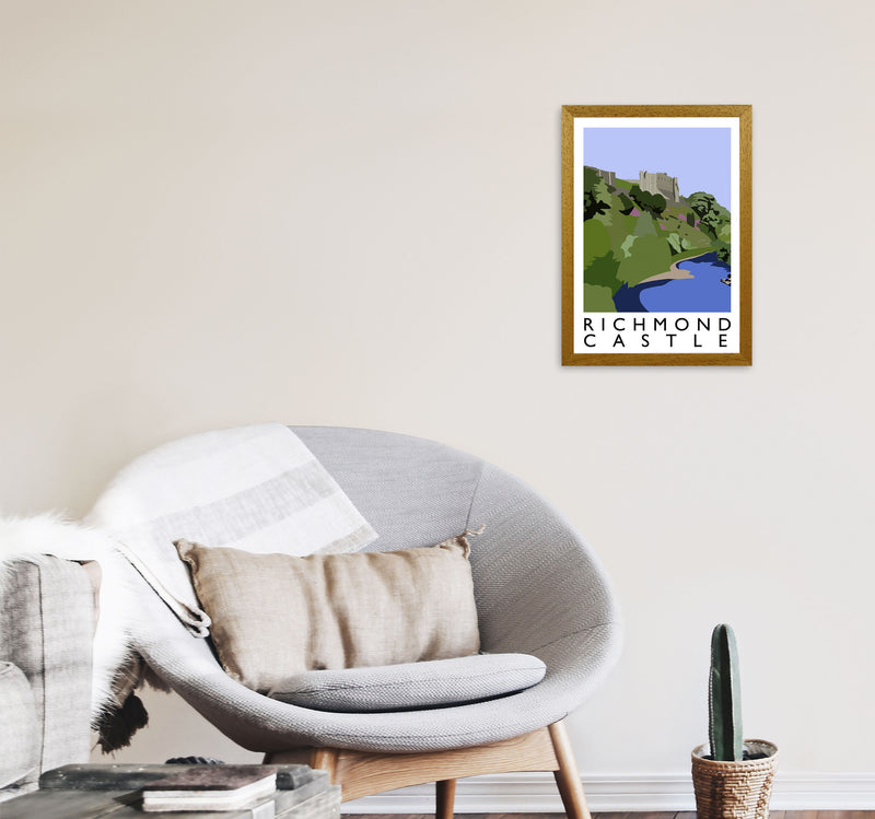 Richmond Castle Art Print by Richard O'Neill A3 Print Only