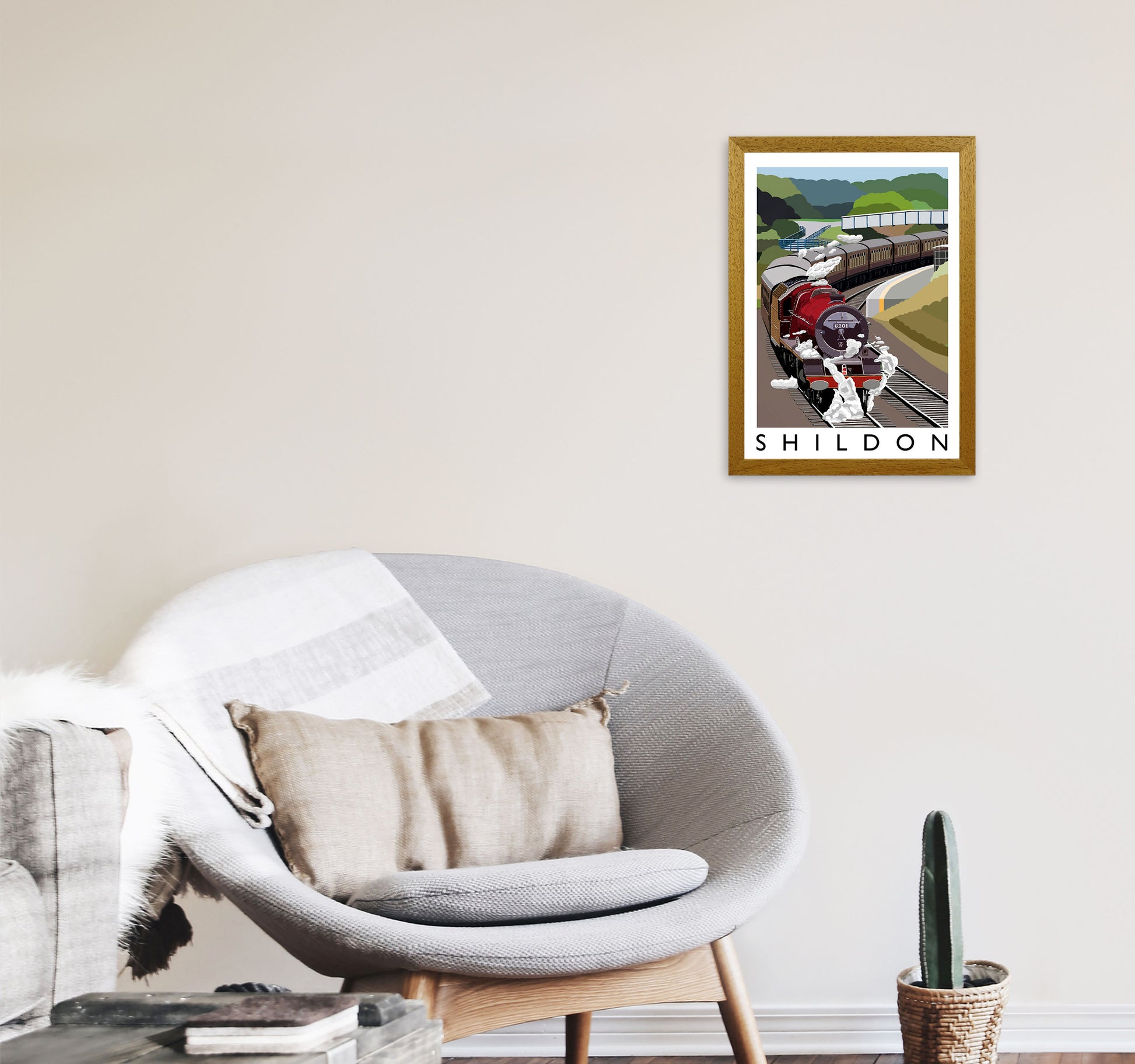 Shildon Art Print by Richard O'Neill A3 Print Only