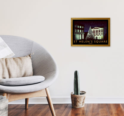 St Helen's Square Art Print by Richard O'Neill A3 Print Only