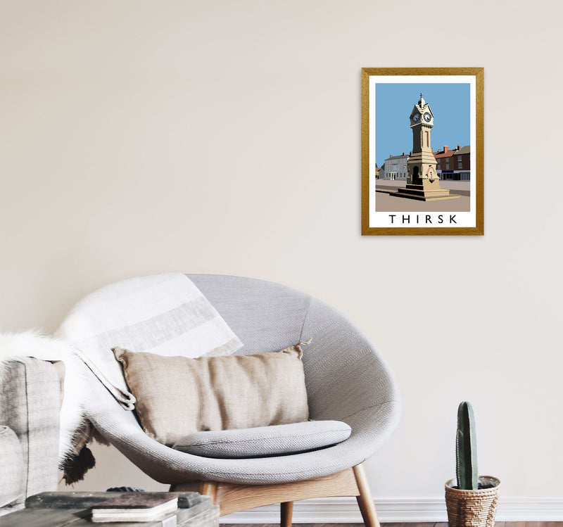 Thirsk by Richard O'Neill Yorkshire Art Print, Vintage Travel Poster A3 Print Only