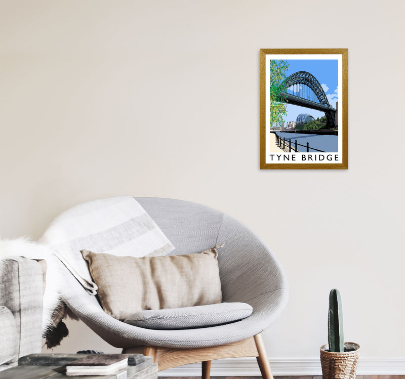 Tyne Bridge Art Print by Richard O'Neill A3 Print Only
